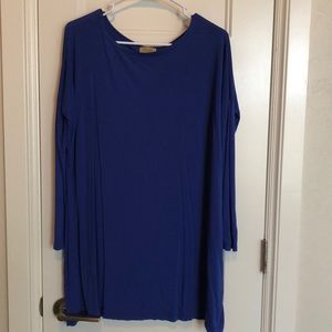 Royal Blue Long Sleeve Piko